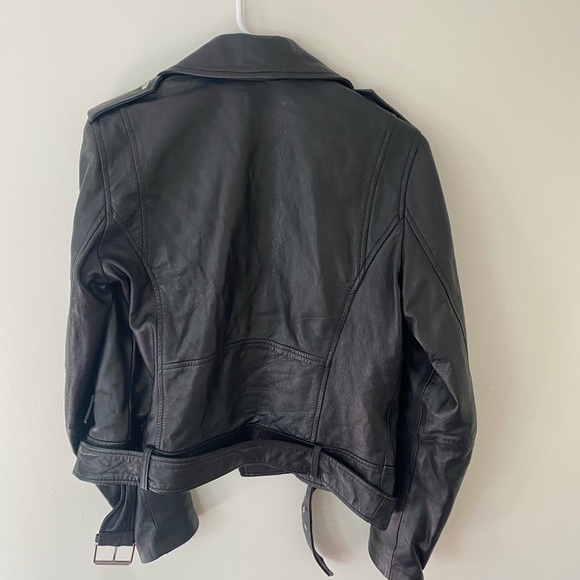 Zara real leather jacket - Picture 3 of 5